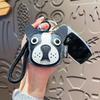 Hanger Pu Leather Puppy Keychain Cat Bag Pendant Cute Leather Dog Pendant for Animal Lovers