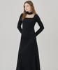 A Bon Tie Long Dress Black