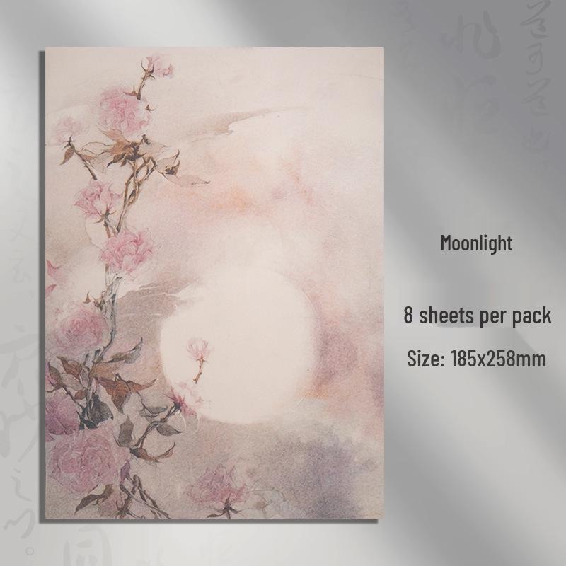 Chinesisches Retro-Stil Kalligraphie Briefpapier – Einfaches & Künstlerisches Schreibwaren zum Üben