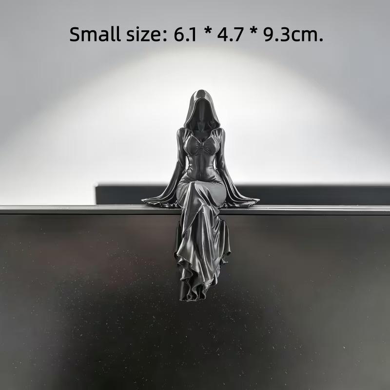 High-Quality 3D High-Quality Mysterious High-Quality Statue High-Quality Black High-Quality Robe High-Quality Gothic High-Quality Black High-Quality