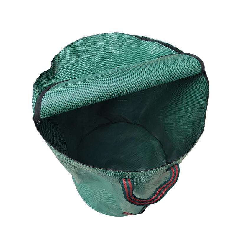 Waterproof Leaf Bag with Lid - Large Capacity Garden Compost Storage Bag