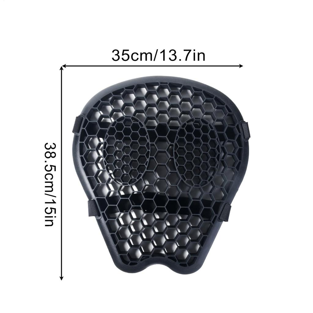 Motorrad-Sitzkissen Langlebig Wetterfest Stützkissen Motorrad-Sitzkissenpolster für Familie Freunde Frauen Outdoor