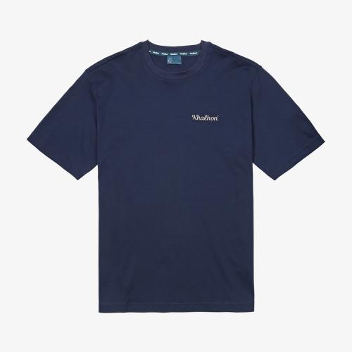 Kalong Golf Chain Stitch T-Shirt (Navy) L