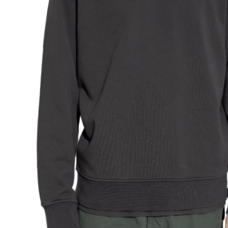 STONE ISLAND Bluza z okrągłym dekoltem Węgielny Męska Streetwear 801563051-V0065