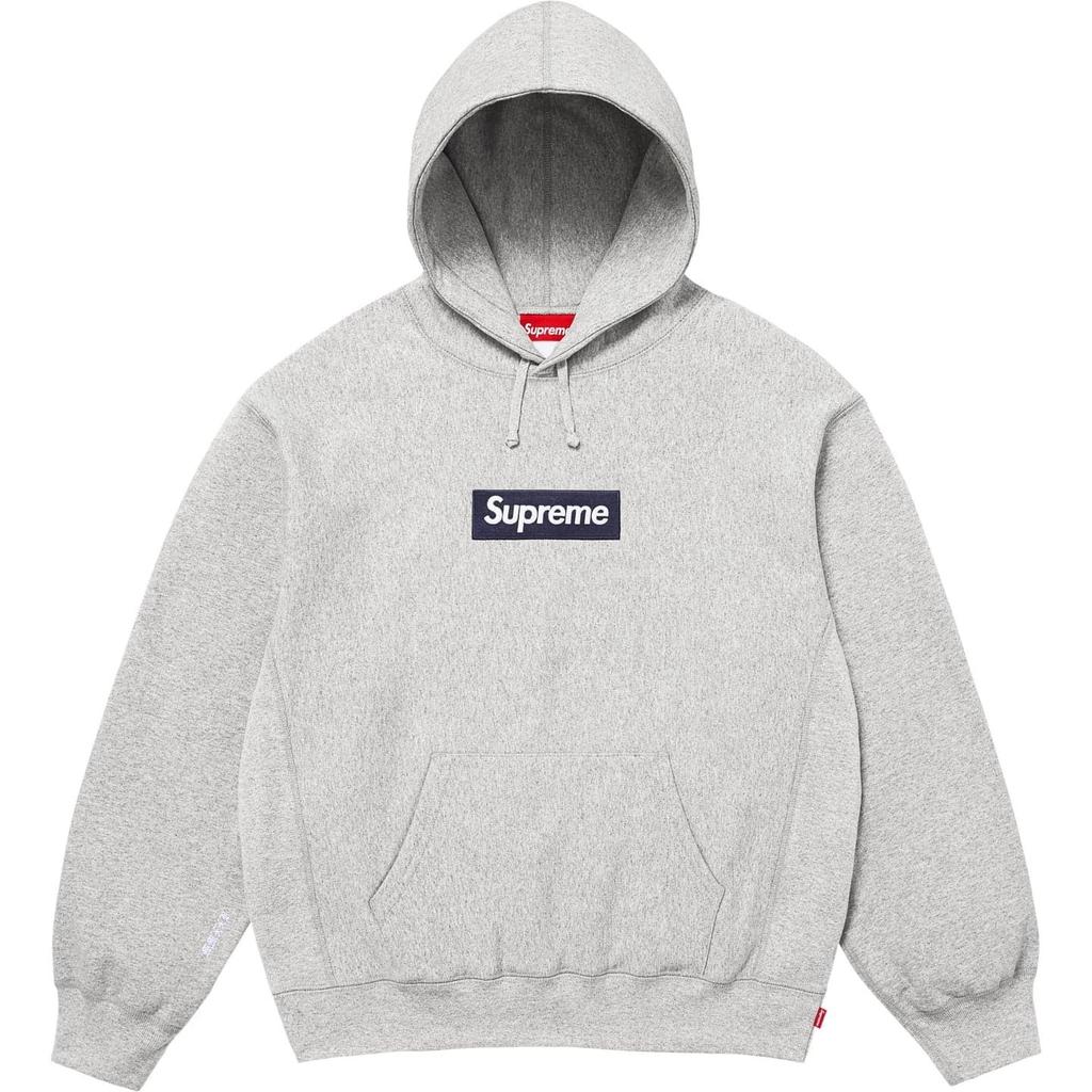 Supreme Box Logo Hooded Sweatshirt (25FW) Heather Grey