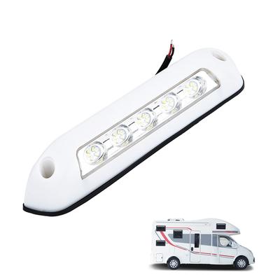 12V RV LED Awning Porch Light 6000K Waterproof Display Wide Lights 8W RV Outdoor Porch Light 10LED RV Retrofit Outdoor Lighting