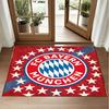 Bayern Munich Design Crystal Velvet Rug Soft Decorative Mat for Bedroom Entrance
