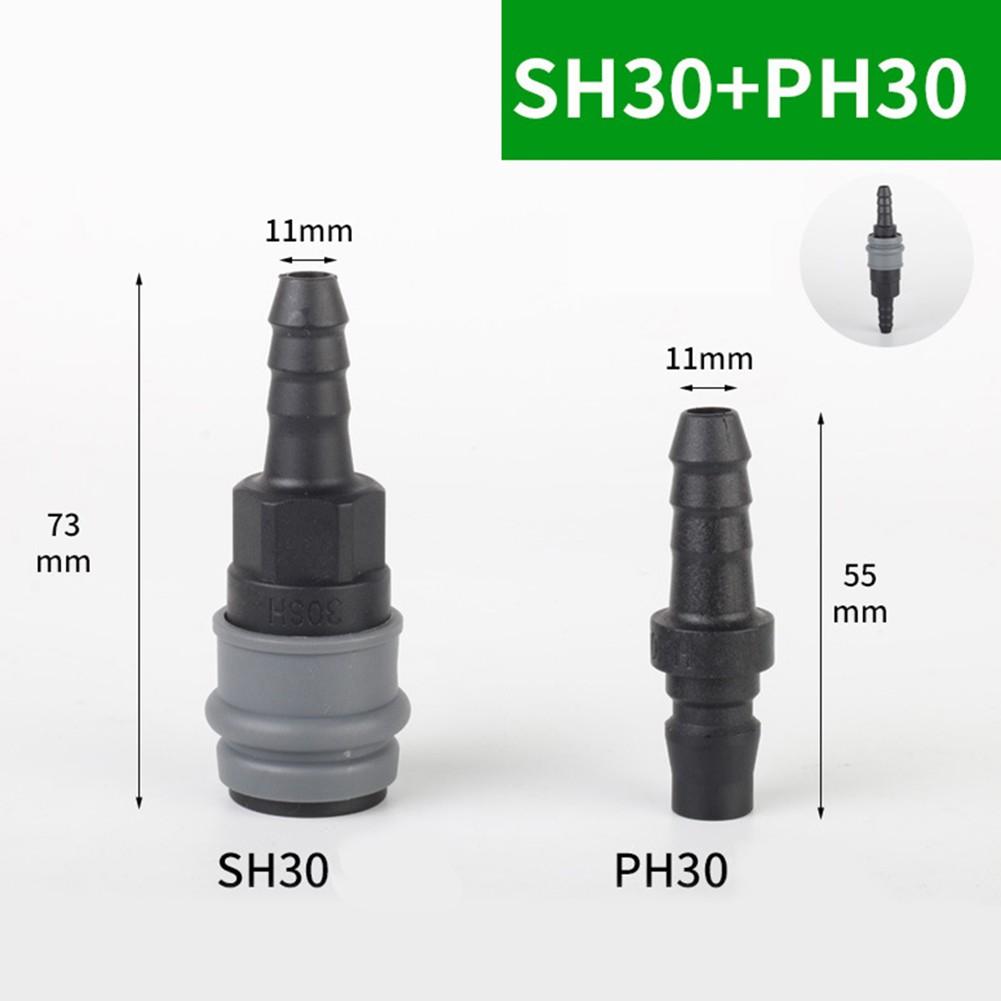 Energy Saving Pneumatic Connectors with Self Sealing Functionality