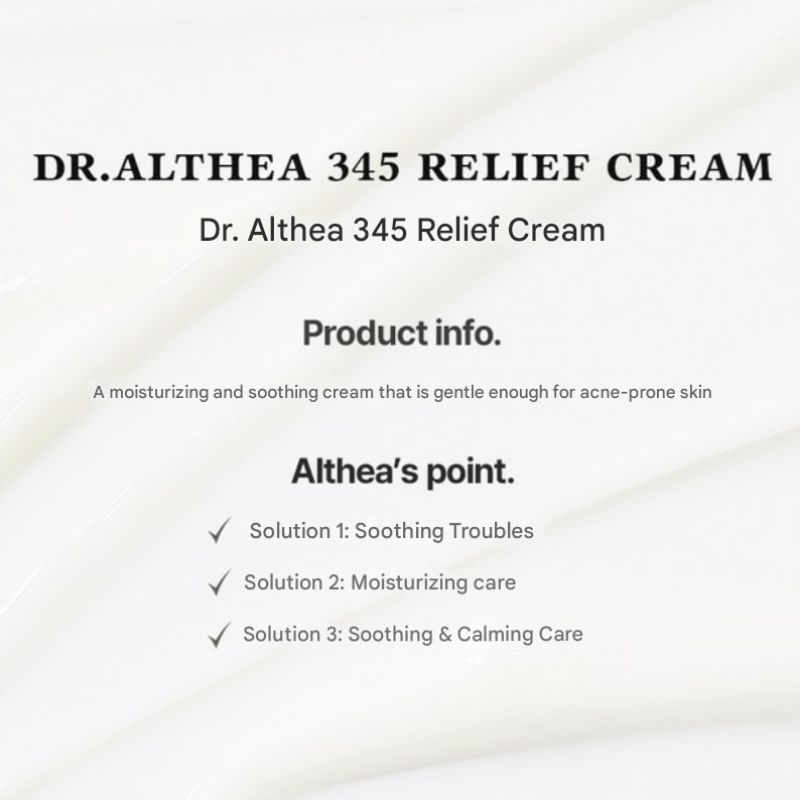 DR. Althea 345 Linderungsspray 50ml | Beruhigende Feuchtigkeitsspendende Gesichtscreme für Empfindliche Haut