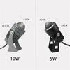 5W 10W Outdoor Wall Lamp RGB Floodlight LED Waterproof Spotlight with Narrow Beam Angle Light Landscape Lights for Street Garden