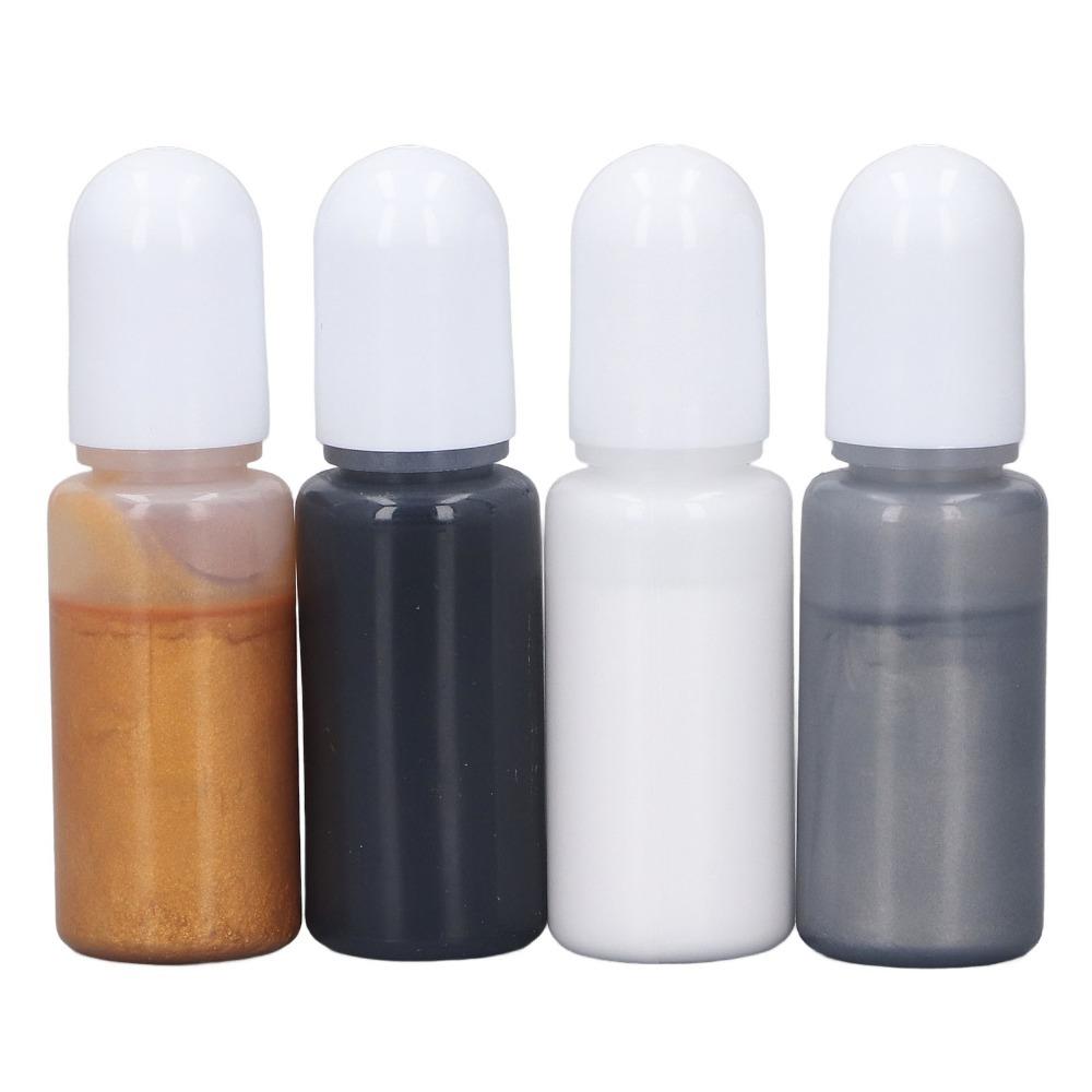 

4pcs 4 Colors Epoxy Resin Pigment 10ml Bottles UV Epoxy Resin Dye Resin Jewelry Making 3