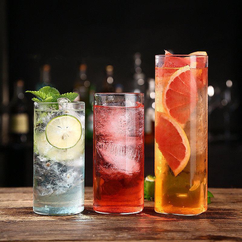 ZISIZ Creative Square Glass Beverage Cup