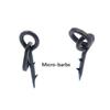 20pcs With Hook Barbs Carp Fishing Accessories Maggot Pin Hair Rig Method Feeder  Freshwater Fishing