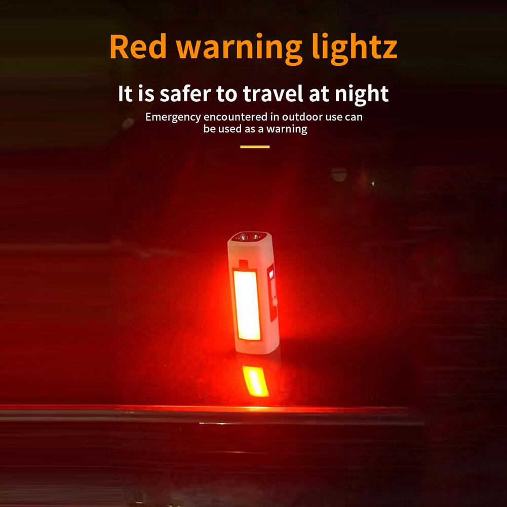 1PC High Power LED Flashlight Foldable Portable Lantern Digital Display 360° Rotation Lamp Strong Magnetic Attract for Emergency Camp