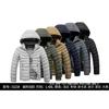 Winter New Cotton-padded Clothes Men's Fleece Thickened Cotton-padded Jacket Warm Loose Hooded Cotton-padded Clothes Solid Color