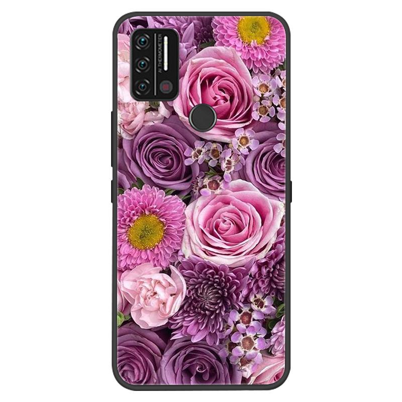 Custodia Per Umidigi A7 A9 Pro Custodie Morbido Silicone Protezione Stampa Coperture Nere per Umidigi A9 A7 Pro Funda Coque A9Pro A 9 Capa