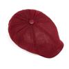 Men Women Spring Summer Beret British Solid Color Forward Cap Outdoor Sun Protection Newsboy Hat