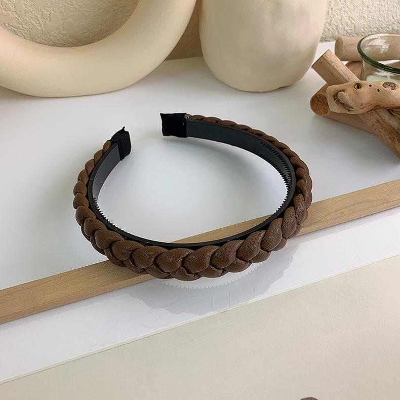 Bandă de Păr la Modă Femei Elegantă Culoare Solidă Bandă de Păr Burete Diademă Cerc de Păr Fete Bezel Accesorii de Păr Bandă de Păr Nouă Bandă de Păr