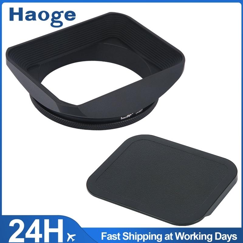 

Haoge 62mm Square Metal Screw-in Mount Lens Hood Shade with Cap for Hasselblad XCD 45Pmm F/4 Lens 62mm