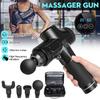 24V LCD Body Muscle Massage Gun Deep Tissue Massager Adjustable Exercising Muscle Pain Relief Body Shaping Therapy Gun