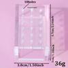 18 Hole Acrylic Nail Drill Bits Holder Polishing Head Storage Board Nail Grind Head Organizer Empty Container Manicure Tool