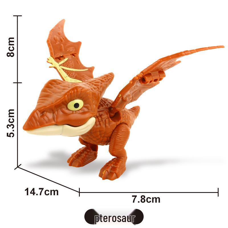 New Children's Educational Finger-Biting Dinosaur Toy Set - Blind Bag Edition
