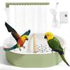 Automatic Parrot Bird Bath Tub USB Electric Pet Circulating Adjustable Water Flow Bird Bathtub Shower Fountain Pet Supplies