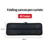 36/48/72/120 Hole Pen Curtain Black Folding Pencil Case Color Pencil Insert Professional Painting Pencil Bag Student Stationery