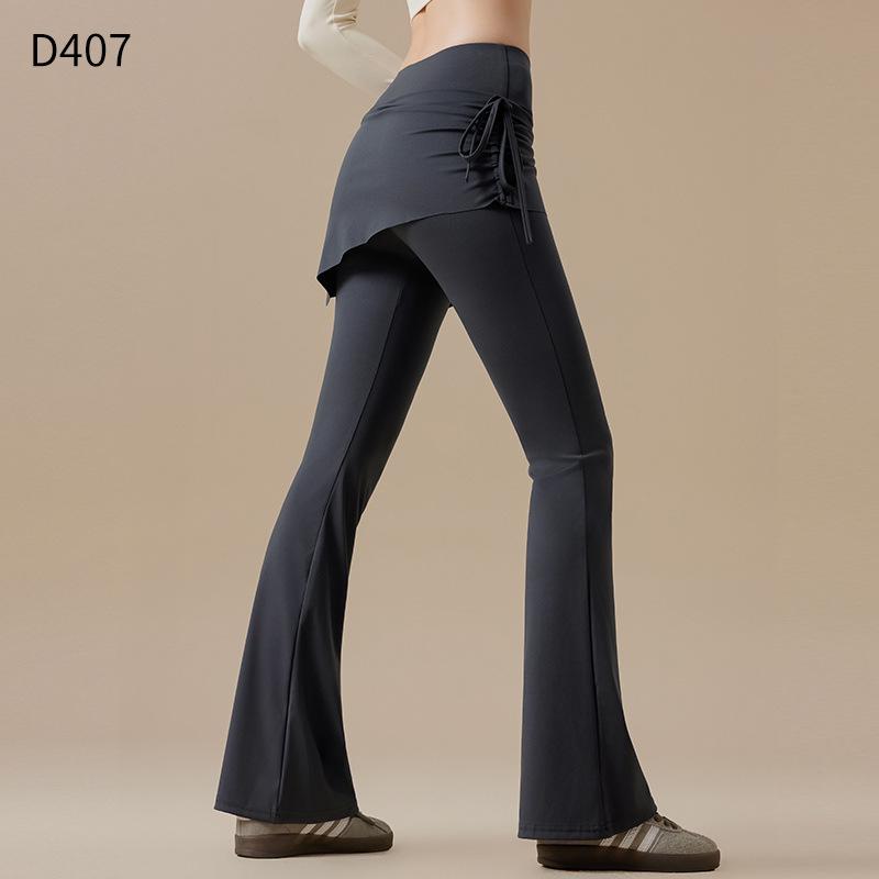

Micro-Flared Shark Pattern Leggings with Skirt for Women - Spring/Summer Fitness Pants M (suitable for 90-100 jin)