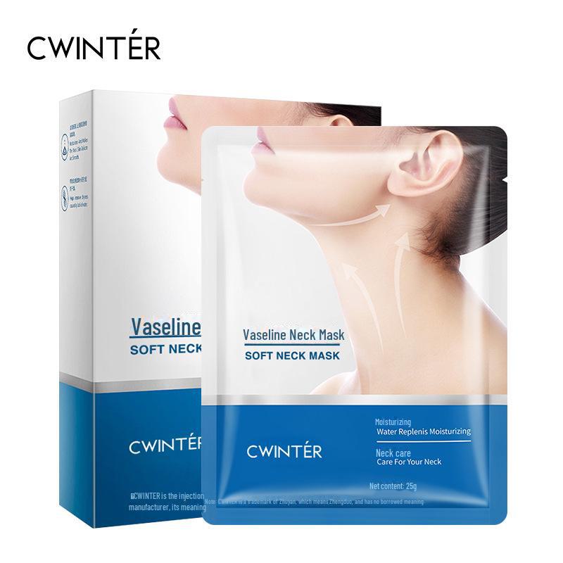 Zhiduo Vaseline Zarte & Glatte Halsmaske - Feuchtigkeitsspendende Creme zur Aufhellung von Halsfalten