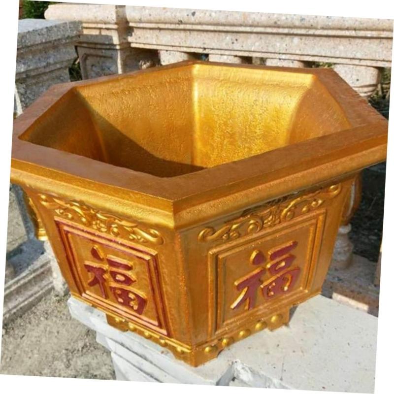 Plastik Sechseckige Pflanzgefäßformen Zement Ton Formen Runde Schüssel Form Hausdekorationen für Zuhause Beton Blumentöpfe Formen