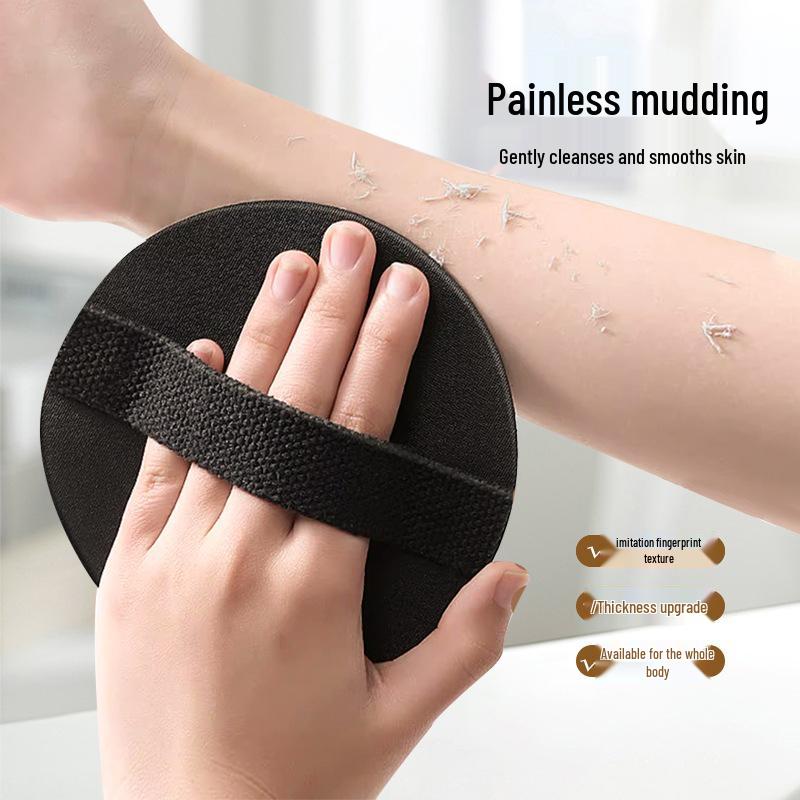 Runde Peeling-Handschuhe zur schmerzlosen Schlammentfernung - Unisex Badeduschwerkzeug & Rückenpeeling