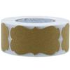 Kraft Paper Stickers Blank Labels Handmade Stationery Gift Tags Decoration Paper Spice Jar Label DIY Envelope Sealing Sticker
