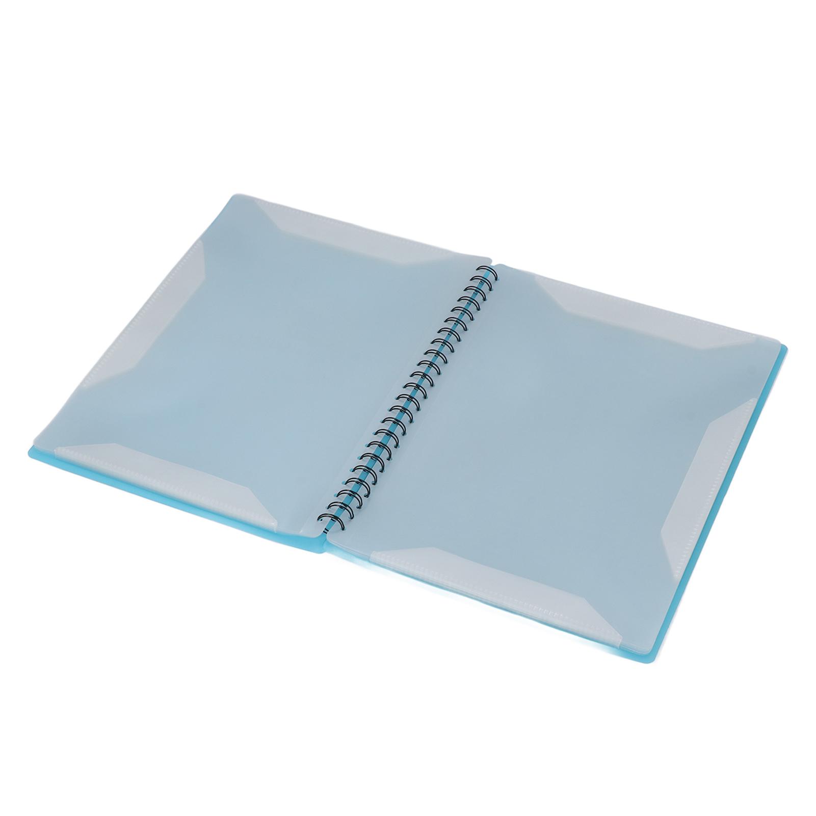 Папка для нот Книга для презентаций листов Большой вместимости ПВХ для файлов Дом Школа Офис Черный 1218₽