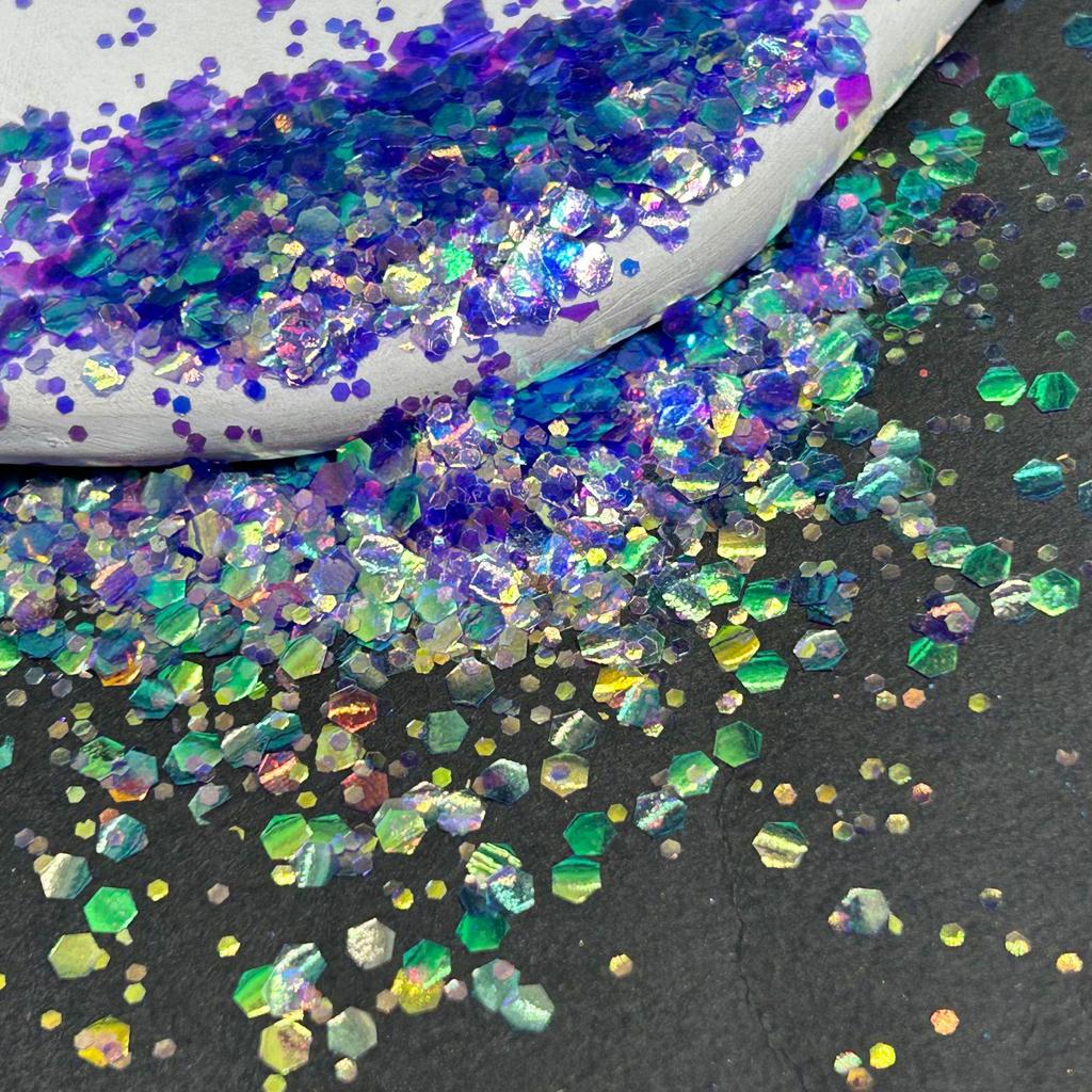 Ultra-Thin Fluorescent Color Large Sequin Nail Art Decorations – Handmade DIY Toy Accessories