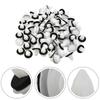 100Pcs/ Set Retaining Door Panel Clips Bumper Clips Interior Fender Screw-Rivet