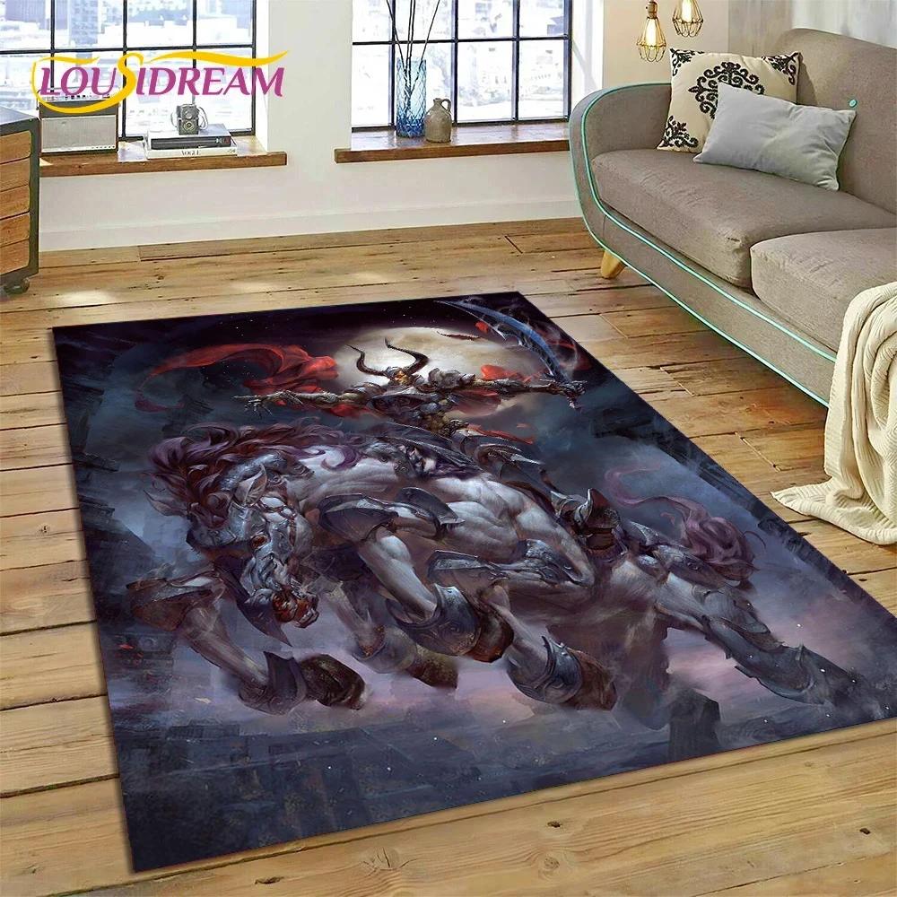 Final Fantasy Series Games Cartoon Carpet Rug for Bedroom Living Room Home Sofa Decoration,Children Game Large Decor Floor Mat