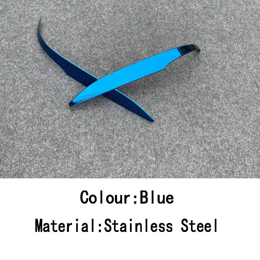 For Toyota Venza/Harrier    2024 ABS/Steel Frame Side Rearview Mirror Strip Cover Trim Sticker Eyebrow Accessories