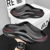 Fashion Comwarm Men Clogs Slippers Mens Flat Sandals Summer Holes Garden Shoes Outdoor Beach Sandals EVA Thick Sole Home Slides Fashion