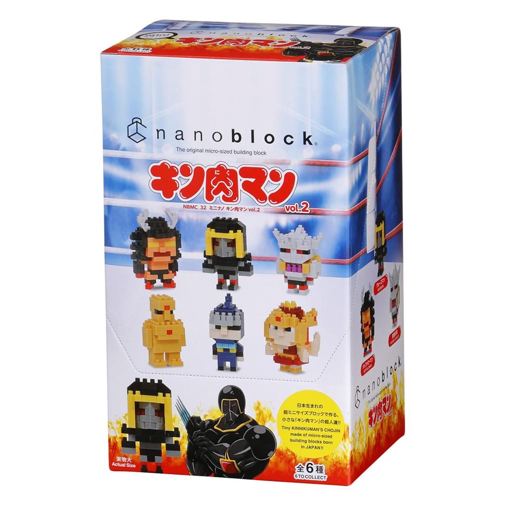 Nanoblock Mininano Kinnikuman 1BOX 6 6 Types In Total Vol.2 (BOX) NBMC_32S = Pieces,