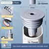 Universal 35-75mm Anti-Insect and Anti-Odor Sealing Plug, Anti-Overflow Sewer Three-Way Connector, Anti-Odor Shield Floor Drain Cover