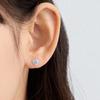 [SILVER925]Opal Heart Earring