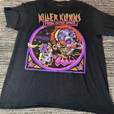 Koszulka Killer Klowns From Outer Space Koszulka Męska M Koszulka Czarna Horror Film Koszulka Straszna