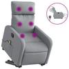 VidaXL Electric Massage Recliner, Relaxation Chair with Adjustable Backrest and Footrest, Salon Seat 3206726