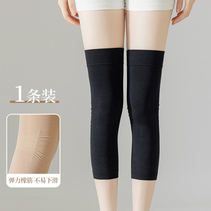 

Women s Modal Knee Pads for Summer, Lightweight and Breathable, for Sports and Running, Seamless Leg Protectors for Air-Conditioned Rooms Average Size чёрный