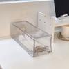 Acrylic Drawer-type Cosmetics Makeup Storage Box Organizer Desktop Storage Transparent Drawer Dustproof Mask Clear Boxes Cabinet