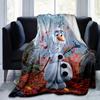 1pc, Disney Frozen II Olaf Blanket Perfect for Home Decor, Outdoor, Gift Idea, Flannel Throw, Bedroom, Living Room, Travel, Camping, Car Use