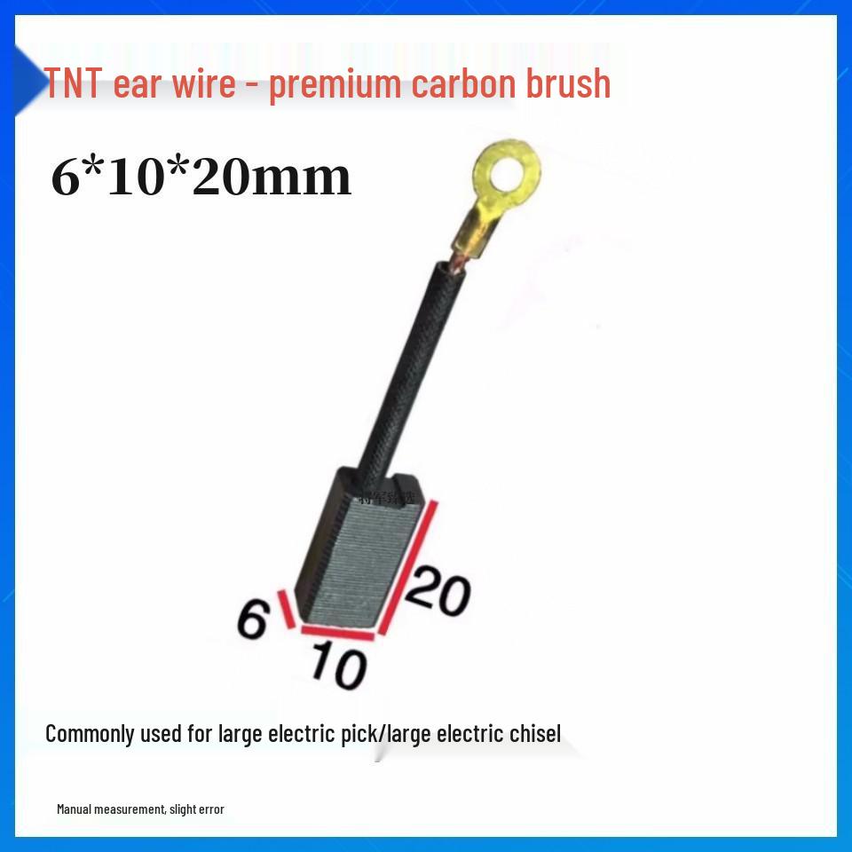 Durable Carbon Brush Set for Grinders, Drill, Hammer, Polisher, Cutter, and Picker Tools