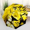 1 PC Automatic Folding Umbrella - Bvb Pattern Portable Foldable Design With 8 Ribs Christmas Birthday Gifts