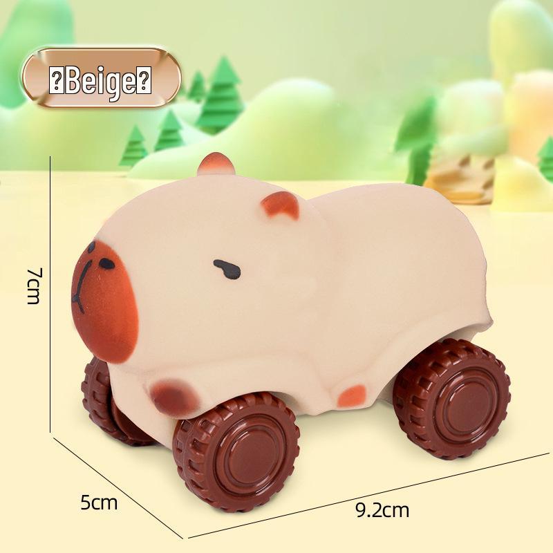 

Креативный антистресс-самокат Капибара - Милая мягкая тянущаяся игрушка бежевый